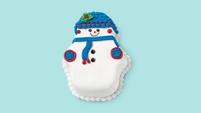 Snowman Cake